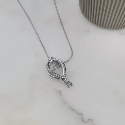 Çelik İstiridye Kolye